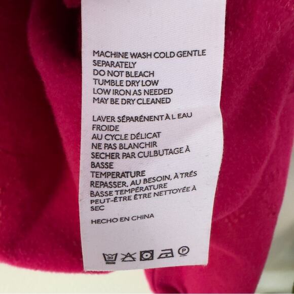 Anthropologie Saturday Sunday Embroidered Star Hoodie Cropped Drawstring Hood M - Picture 10 of 11